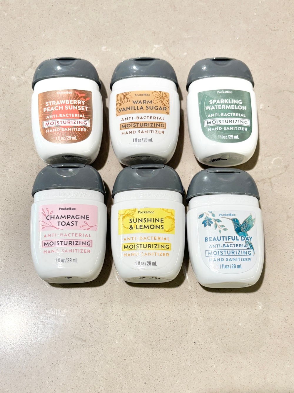 Bath and Body Works PocketBac Rare 6 Piece Bundle Lot New